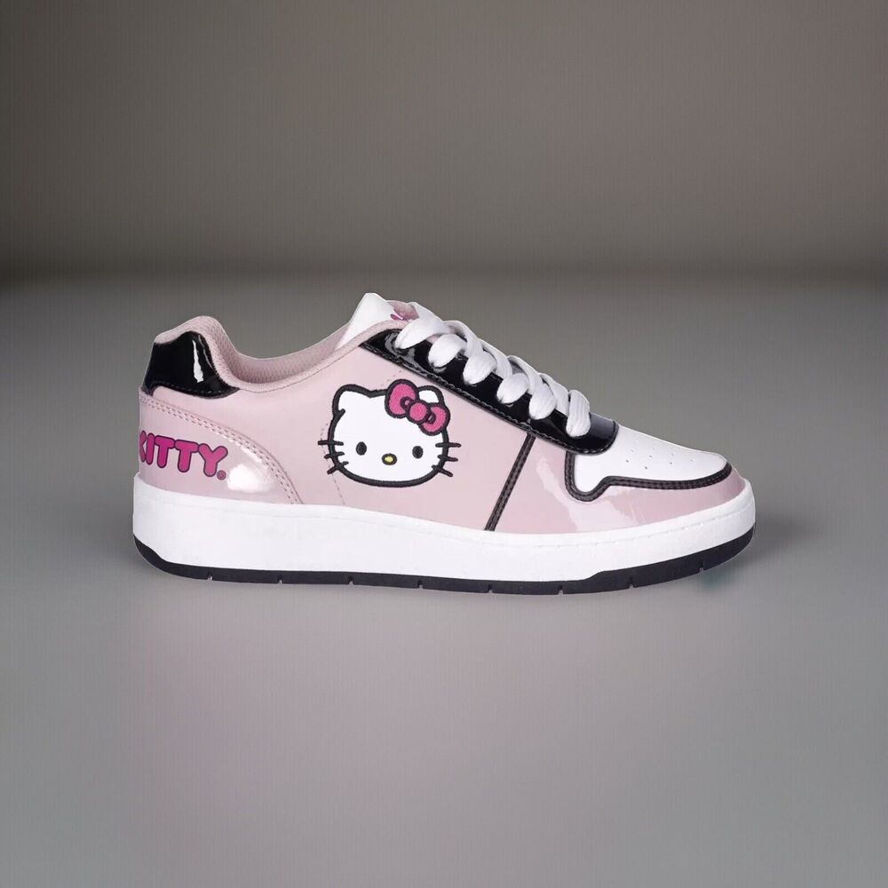 🔥Hello Kitty by Sanrio Women's Pink Casual Court Sneakers Pink Size 8 BNWT💥